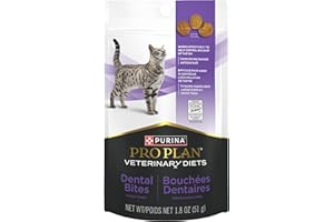 Purina Pro Plan Veterinary Diets Dental Bites Cat Treats - 1.8 oz. Pouch