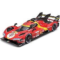 Bburago - Ferrari Deluxe - 499P LMH 2023#51 Victory at The