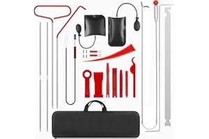 Tekeviss Stainless Steel Assorted Fifth Wheel Pin Puller, 68 Inch Hook J-Hook,25PCS Automotive Tool Set