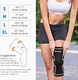 AVIDDA Knee Support Brace 2 Pack Compression Knee Sleeves view 4