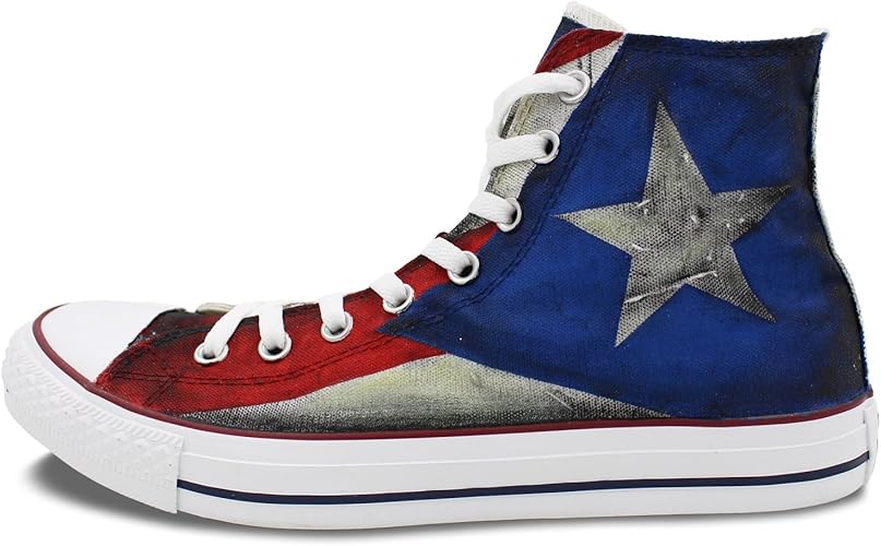 Amazon Com Wen Design Puerto Rican Flag Hand Painted Custom
