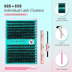 VAVALASH Lash Clusters Kit 60D+80D 10-16mm Cluster