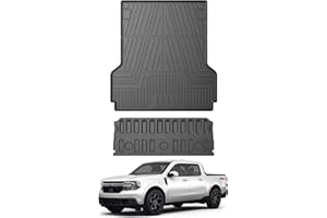 Mixsuper Truck Bed Mat for Ford Maverick 2022-2024, Tailgate Mat Bed Liner for Ford Maverick Accessories, All Weather Tailgat