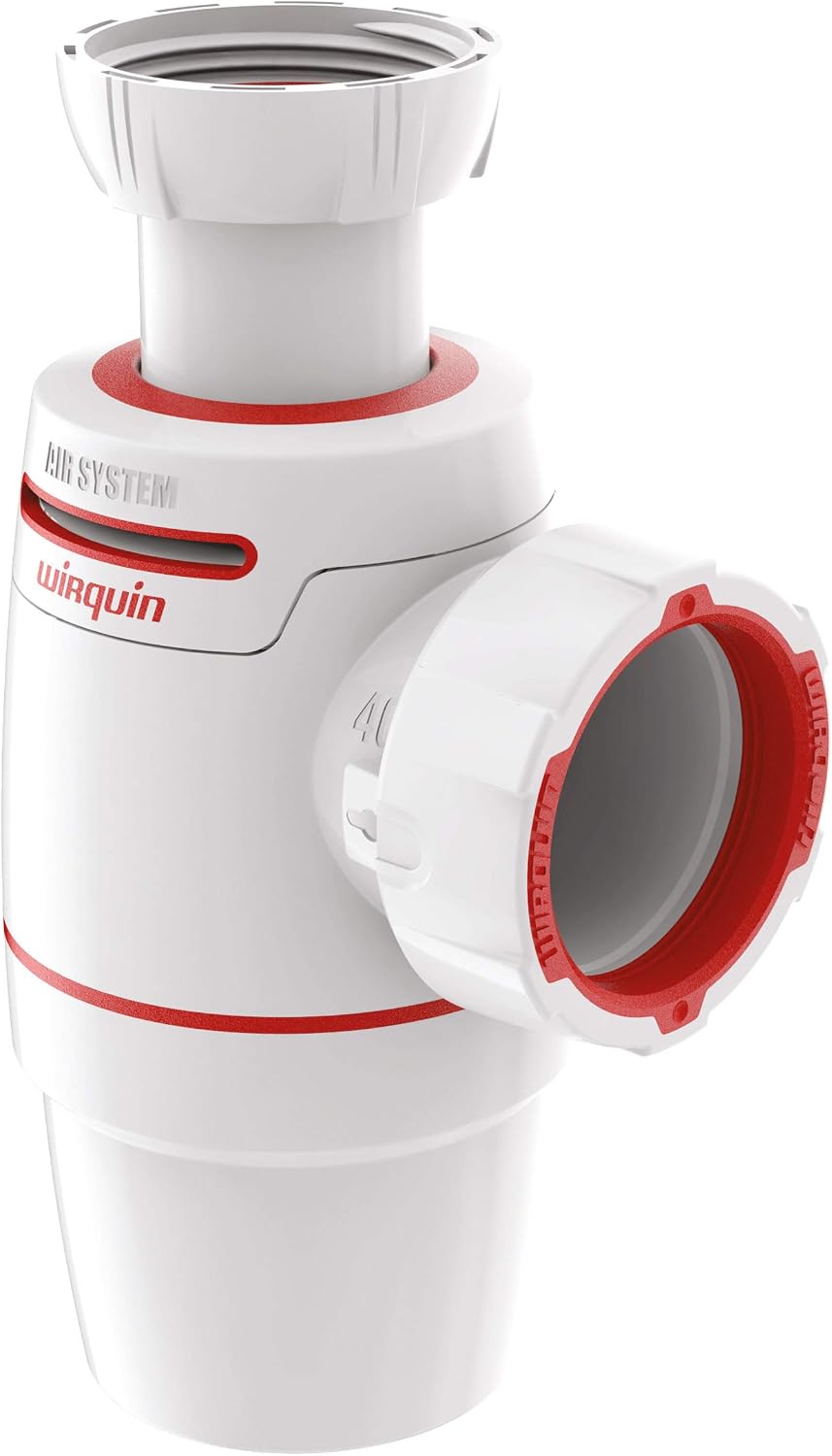 Wirquin 30722156 Neo Air Sink Trap White, 40 cm