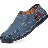 Coramtty Mens Loafers Casual Slip on Shoes Business Moccasins Lightweight Refreshing Classic Slippers Walking Driving Travelling Outdoor