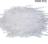 JAVOUKA 1000Pcs White Cable Ties 80mm x 3mm Strong Nylon Self-Locking Zip Ties view 9