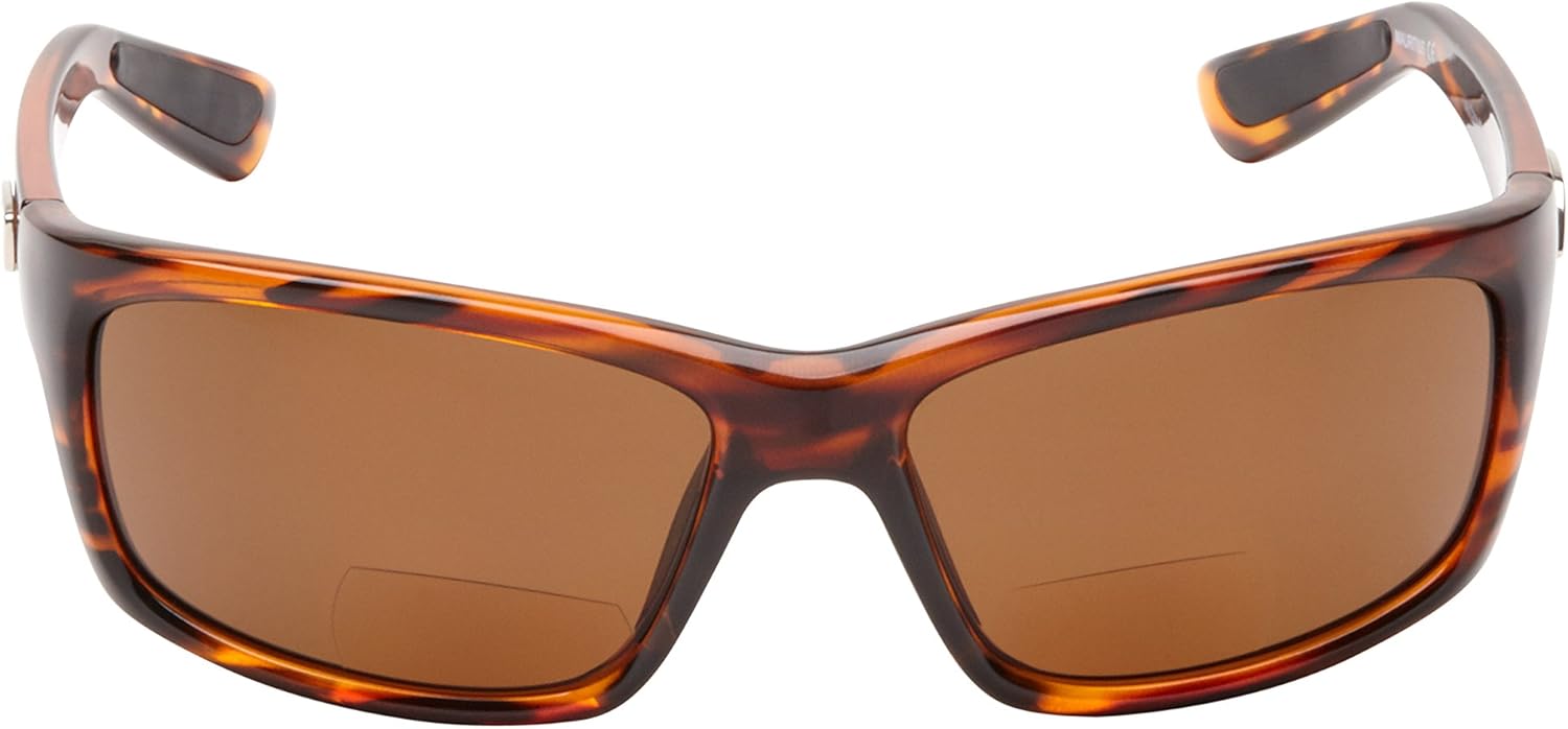 Guideline Eyegear Surface Polarized Bifocal Sunglasses with Freestone Brown Lens
