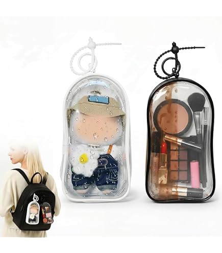 Amazon.com: 2Pcs Clear Display Case for 17/15cm Plush Doll
