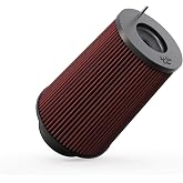 K&amp;N High-Flow Original Lifetime Universal Clamp-On Air Filter: Performance, Premium, Washable: Flange Diameter: 4 In, Filter Height: 9.5 In, Flange Length: 1.6875 In, Shape: Round Tapered, RC-4780