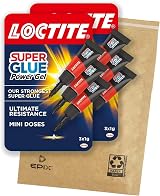 Loctite Mini Trio Power Gel Strong Super Glue Gel 3 x 1g Tubes view 1
