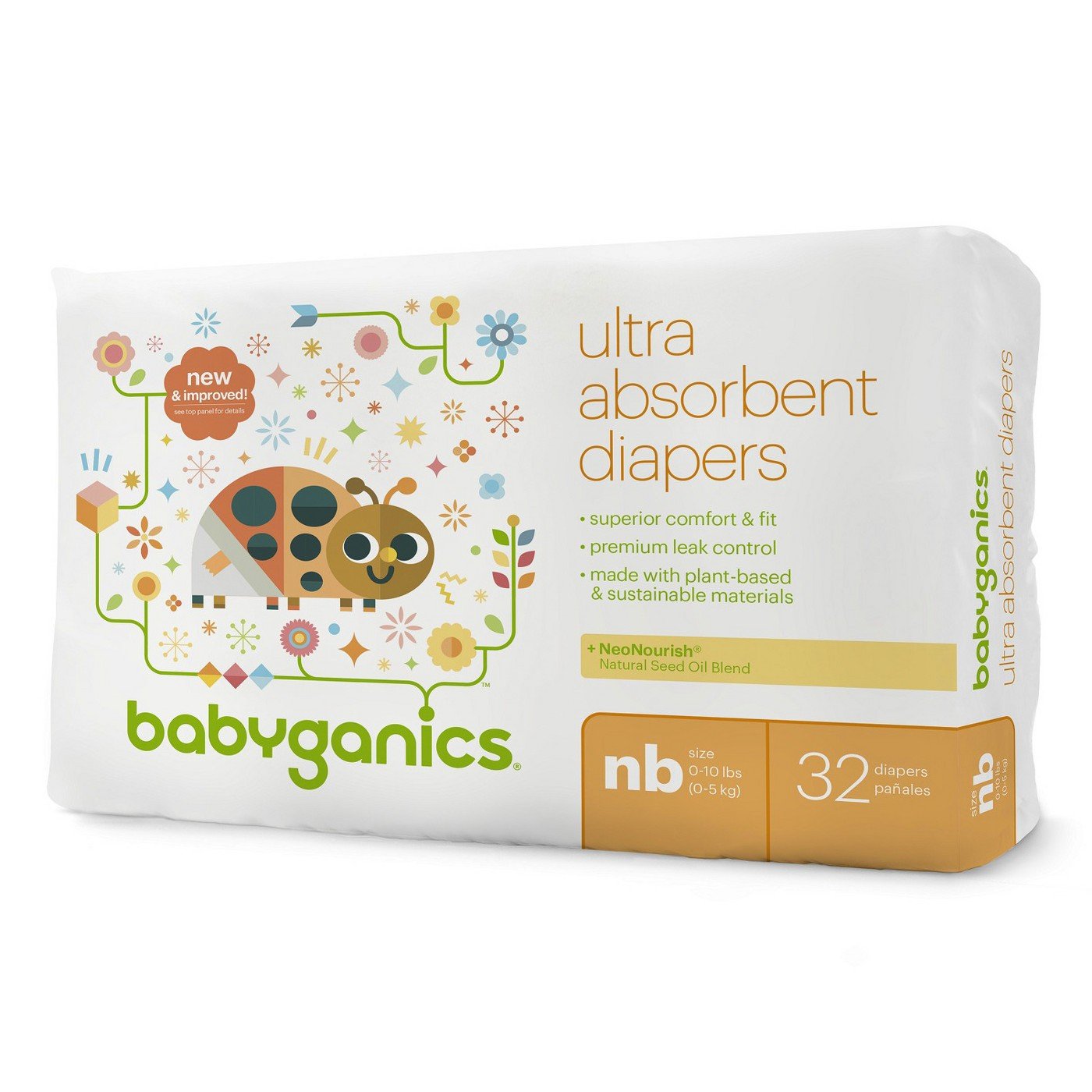 babyganics newborn diapers