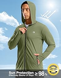 G Gradual Men's UPF 50+ Sun Protection Hoodie