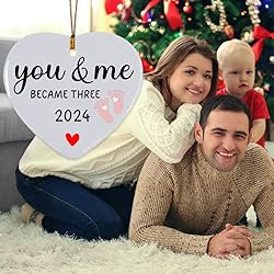 Baby's First Christmas Ornament - Family of Three