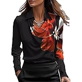 CORIRESHA Women's Elegant Cowl Neck Satin Blouse Long Sleeve Office Work Shirt Silk Top