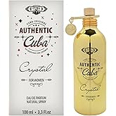 Cuba Authentic Crystal for Women - 3.3 oz EDP Spray