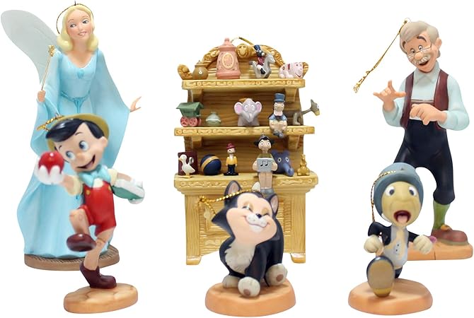 Decorazioni Natalizie Disney.Disney Wdcc 1209687 Decorazione Natalizia Pinocchio Amazon It Casa E Cucina