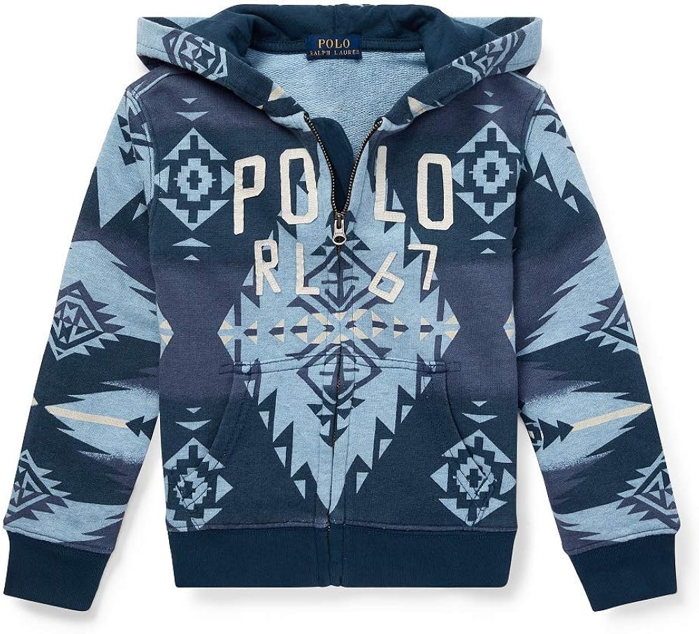 polo ralph lauren southwestern fleece jacket