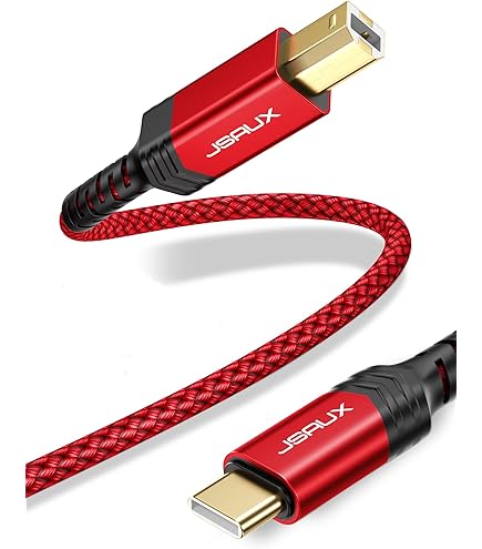 Amazon.com: JSAUX Printer Cable, 6.6FT USB Printer Cord 2.0 Type A