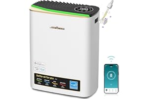 Jafända Purificateurs d'air pour la maison - Grande pièce jusqu'à 330 m² - True HEPA - Filtre à air à charbon actif - Élimine