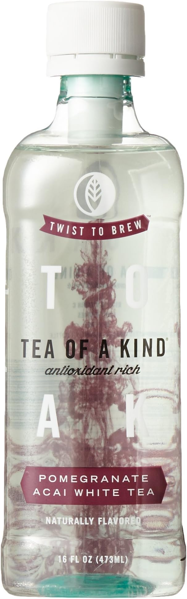 TOAK Acai White Tea, Pomegranate, 12 oz