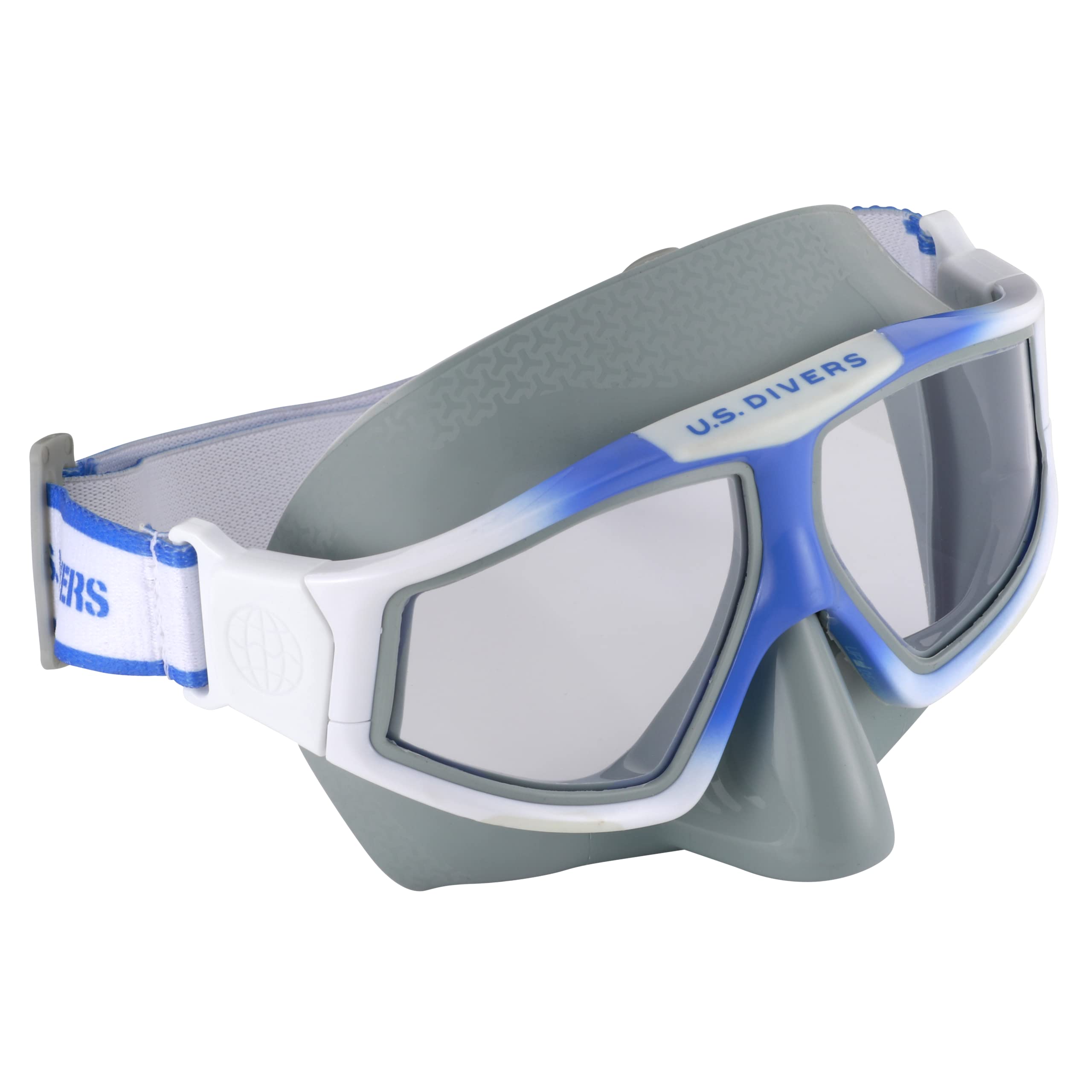 U.S Divers | Diving Mask - Avila White Blue Lenses Clear