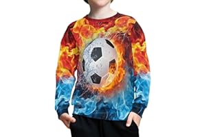 JEOCODY Teenager Sweatshirt for Boys Girls Youth Kids Tracksuit for Sports Pullover for Primary School Student