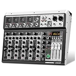6 Channel Audio Interface Sound Board Mixing
