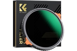K&F CONCEPT 55mm Variable ND CPL Filter, ND4-ND64 & Polarizing CPL Circular Polarizing Fader Neutral Density Filter 2 in 1 fo