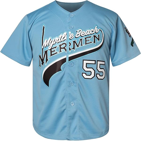 Maglia The Sandlot Blu Rodriguez Squints – Personalizzata Con Nome Cucito – Taglie S-6XL