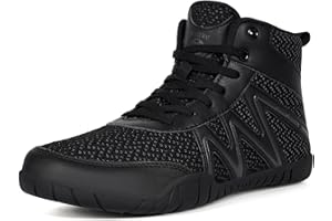 SISTTKE Wrestling Shoes Mens Boxing Shoe Fitness Sneakers Zero Drop Sole
