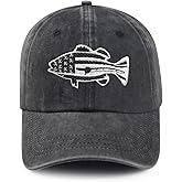 Bshuey Fishing Themes, Fishing Lover Gift, Embroidered Hat for Men Women Dad Hat Baseball Cap Adjustable Unisex