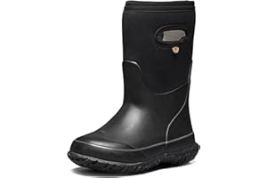 BOGS Grasp Kids Waterproof Rain Boots – Insulated for Winter, Snow & Mud with Easy Pull-On Handles for Toddlers, Boys & Girls, All-Weather Protection
