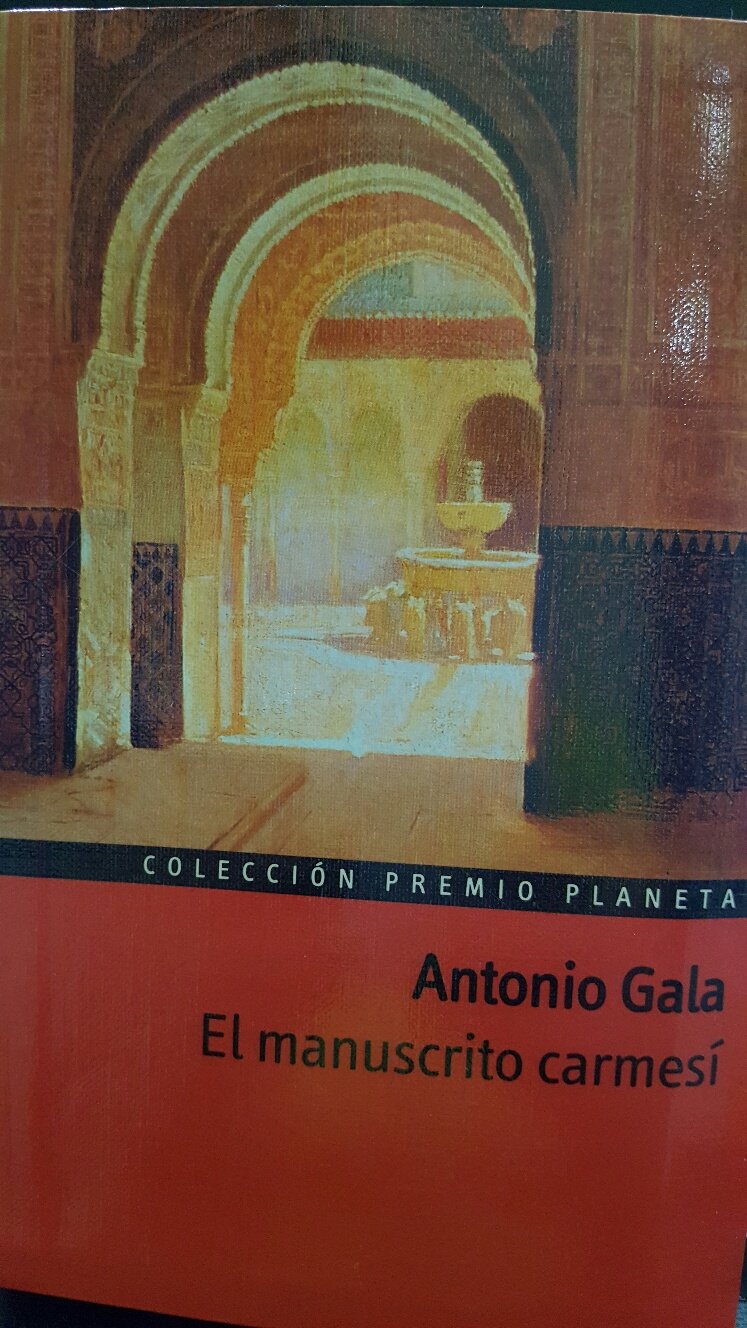 Portada de El Manuscrito Carmesi