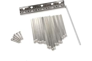 FarBoat 17 Keys Kalimba DIY Metal Replacement Parts Thumb Piano with Screws