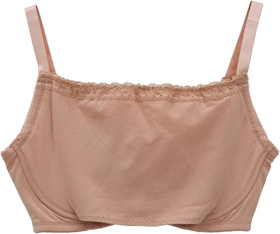 amazon palissee 大きな胸を小さく見せる ブラジャー 綿ベア天 gh 胸元カバー 単品 脇高 脇肉 大きいサ ブラジャー 通販