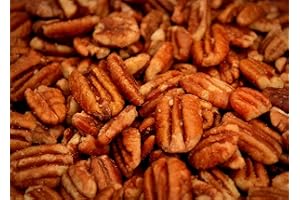 Pecan Shop Unsprayed Sprouted 2 lb Raw Wild-Harvested Family Recipe Crispy Sea Salt Texas Native Pecans-Fresh Direct Ship