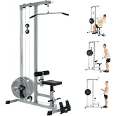 Yes4All LAT Pull Down Machines, LAT Row Cable Machine, LAT Tower with Additional Pulley Cable, High &amp; Low Pulley Stations