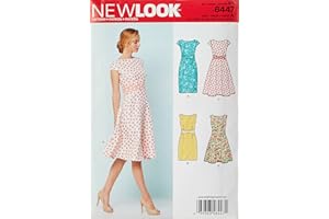NEW LOOK Patterns Misses' Dresses A (8-10-12-14-16-18-20) 6447