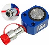 AMZCNC 5 Ton Low Profile Hydraulic Ram Cylinder, 7mm Stroke | Mechanics &amp; Fabricators, Ultra-Thin Hydraulic Jack for Confined Spaces, Machinery Repair, Lifting &amp; Maintenance
