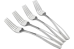 Pekky Stainless Steel Dinner Forks, Flatware Forks, 7.8 Inches, Set of 12
