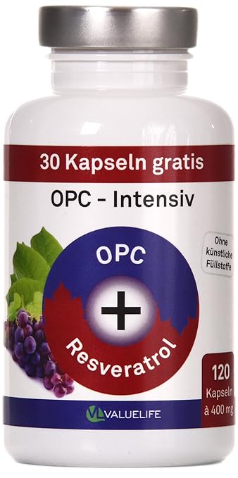 title=OPC Intensive: 120 Capsule Super Antiossidante complessanti 400mg estratto di