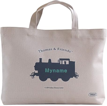Amazon 協同プレス きかんしゃトーマス 名入れができる帆布レッスンバッグ ミントグリーン バッグ 財布 おもちゃ