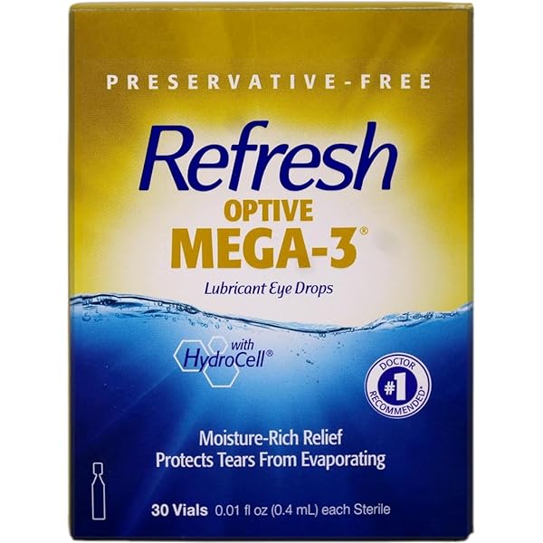 Amazon.com: Refresh Optive Mega 3 Preservative Free Eye Drops - 30