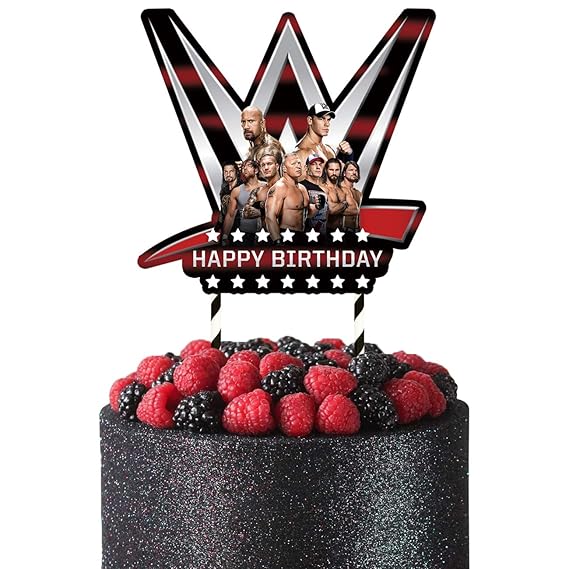 Wwe Cake Topper Decorations Birthday Party Wwe Theme for Wwe Cake Topper Decorations Birthday Party Wwe Theme for