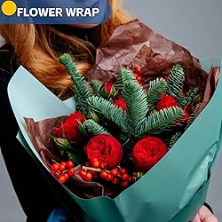 Green Wrapping Paper, 15"x450" Dark Green Kraft