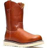 Men’s Premium Bonanza Boots Frontier 10" Wellington Soft Toe Work Boot – Golden Tan | Premium Full-Grain Leather Slip Resistant Rubber Outsole Cushioned Insole Durable Pull-On Handcrafted (Golden Tan, 14, US Footwear Size System, Adult, Men, Numeric, Medium, 6)