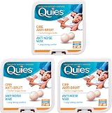 Quies Boules Natural Wax Earplugs 8 Pairs Pack of 3