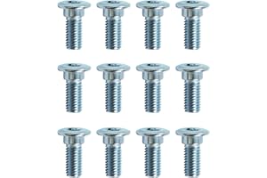 BLCYANUE 12PCS Screws Rear Disc Brake Rotor M8 Bolts Fit for Pit Dirt Bike Quad ATV 8mm M8x1.25,Yamaha Banshee 350,Big Bear 350 4x4,Warrior 350,Wolverine 350,Raptor 660R,Blaster 200