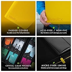 Vault X 12 Pocket Trading Card Zip Binder - 480