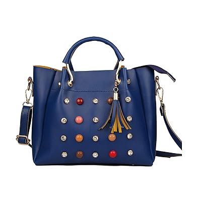 Johan&keith Womens PU Blue Sling Bag